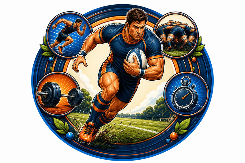 Creatine voor rugby: sprintkracht, duels en uithouding