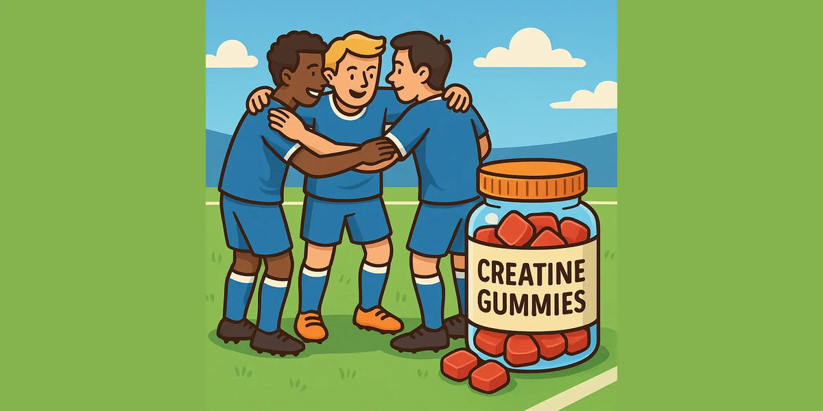 Creatine gummies doseren voor voetbal en teamsport