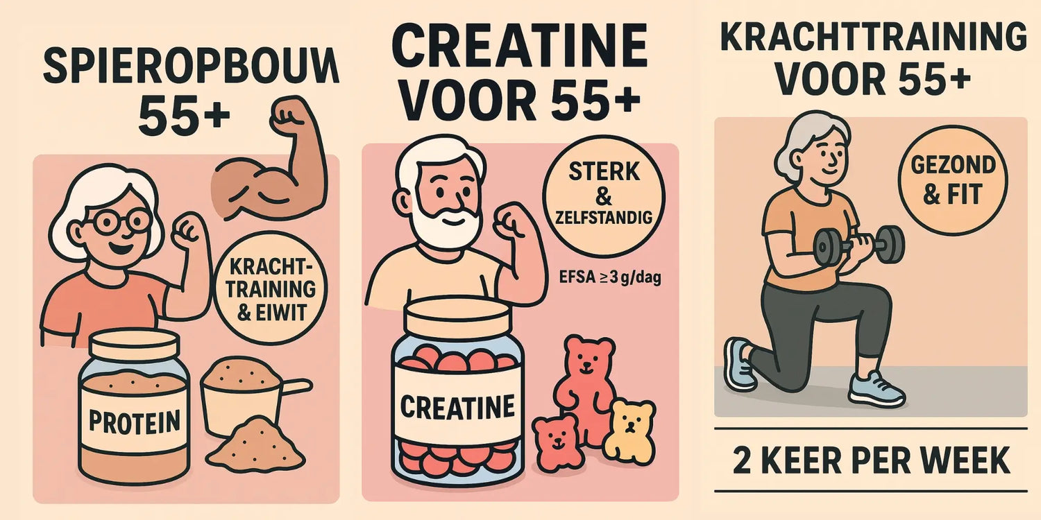 Creatine voor 55+ (2025): kracht, behoud & veiligheid | ZOOO