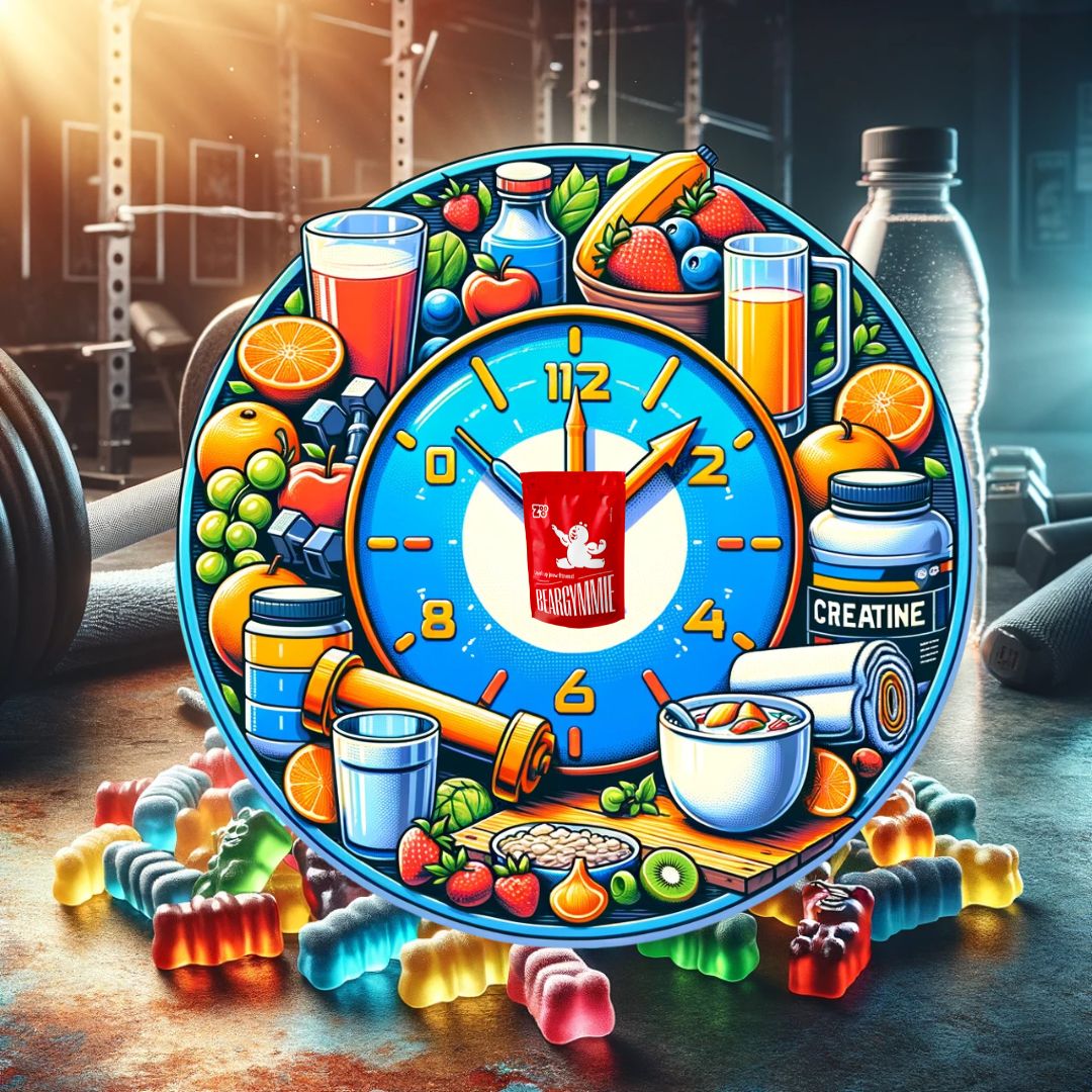 Vast dagelijks moment om creatine in te nemen