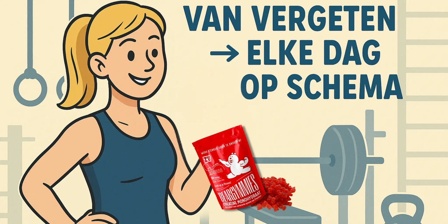 Van vergeten naar elke dag op schema, hoe Beargymmies® Lisa’s sportprestaties verbeterden