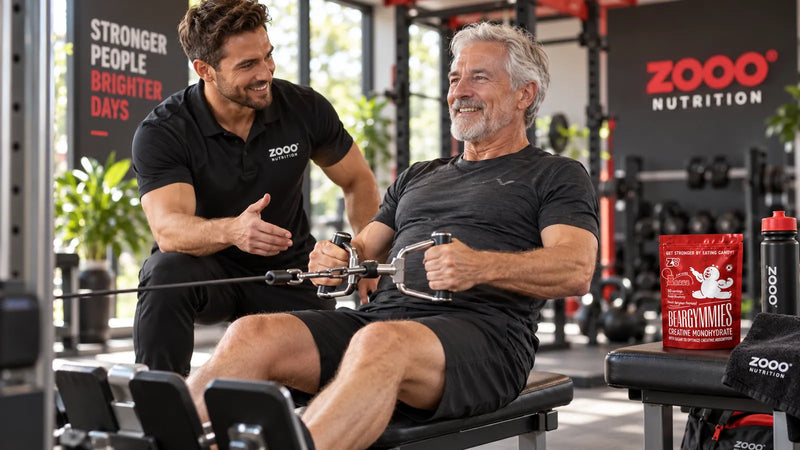 Creatine na je 60e: kracht, spiermassa en gezond ouder worden