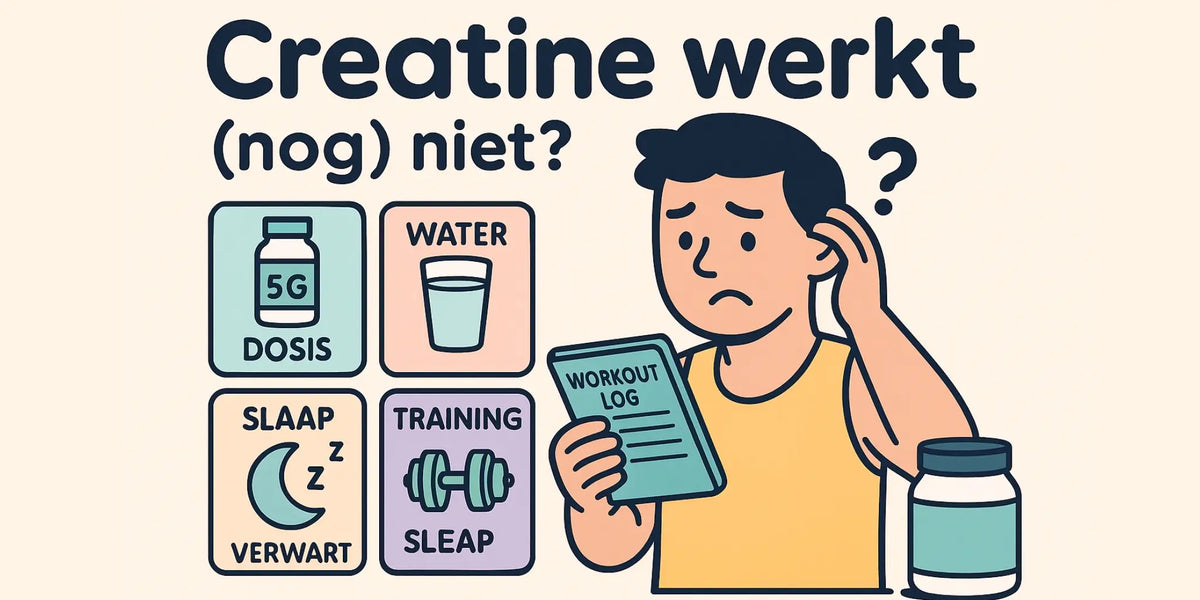 Sporter controleert waarom creatine niet lijkt te werken