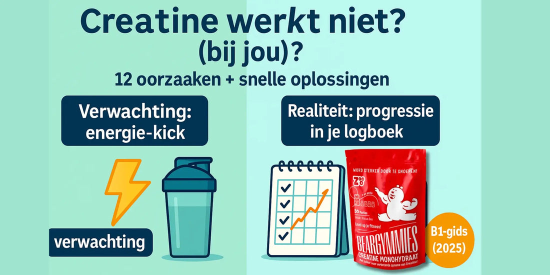Creatine werkt niet (bij jou)? 12 oorzaken + snelle oplossingen (2025)