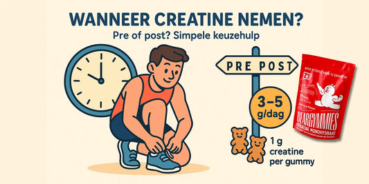 Wanneer creatine nemen? Ochtend, pre- of post-workout (evidence)