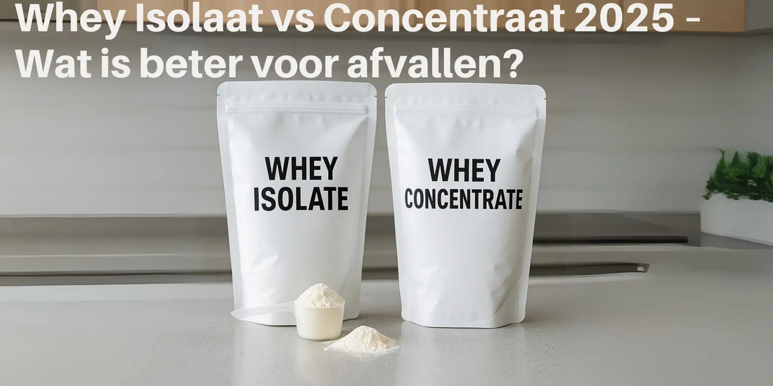 Whey Isolaat vs Concentraat 2025 – Wat is beter voor afvallen?
