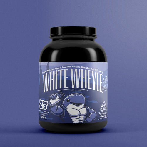 Zooo Nutrition White Wheyle Whey Isolate - 25,5gram eiwit per portie, witte chocolade/framboos smaak