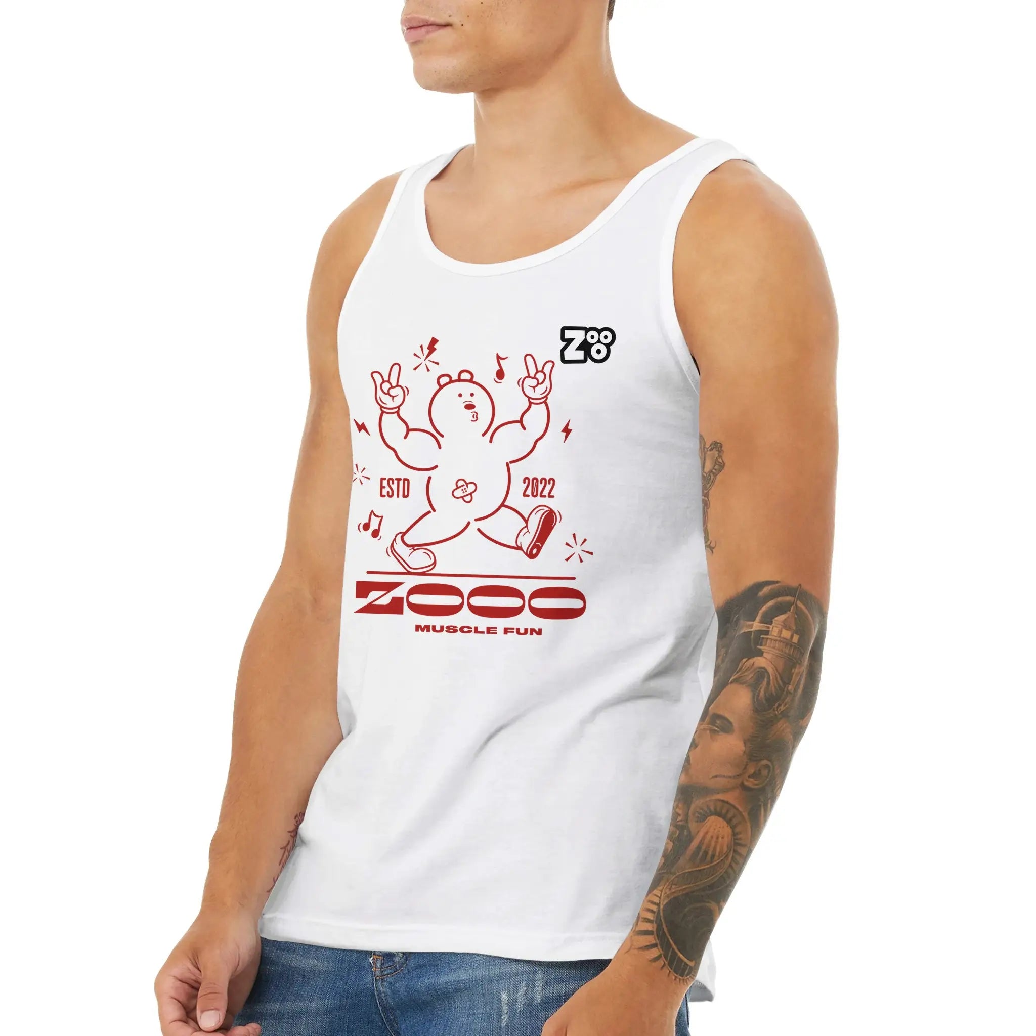 Mister Muscle Fun Tank Top - Comfort en Stijl in de Gym – Zooonutrition